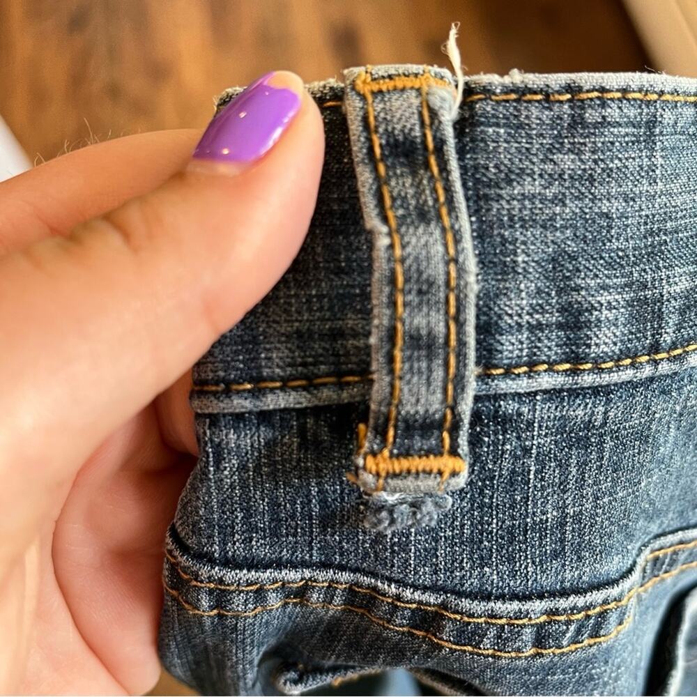 Y2K Calvin Klein Flare Jeans Vintage Low Rise 2000s Women’s Size 5 - Picture 7 of 8
